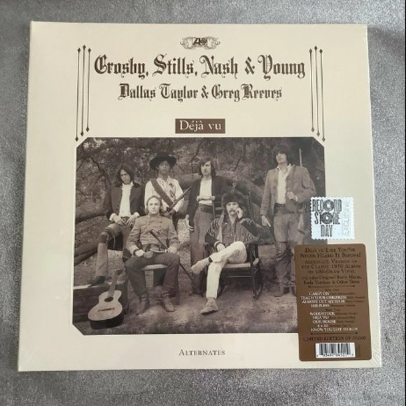 Crosby, Stills, Nash & Young Deja Vu Alternates LP ~ RSD 2021 ~ 180g ~ Sealed! - Picture 1 of 2